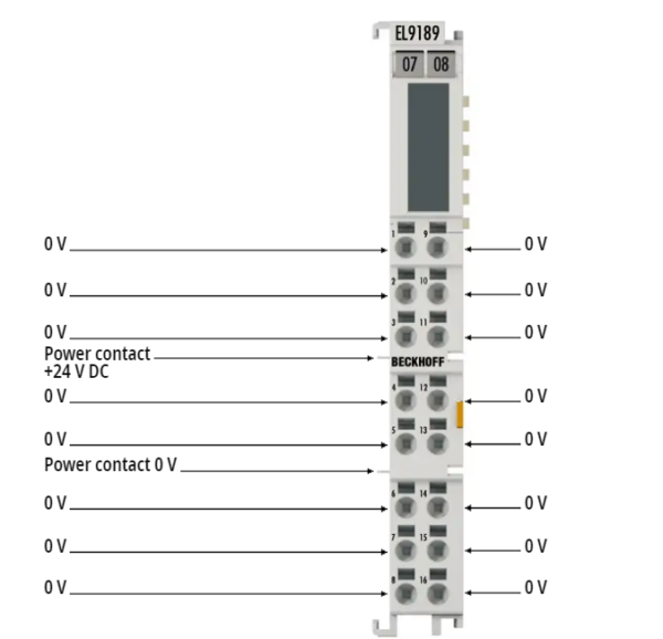 Beckhoff EL9189 Potential distribution terminal in stock